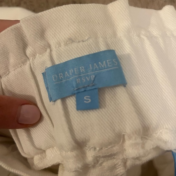 Draper James White Denim Paper Bag Shorts - Picture 3 of 3